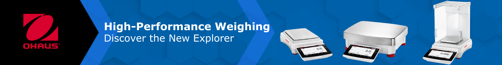new ohaus explorer laboratory balances