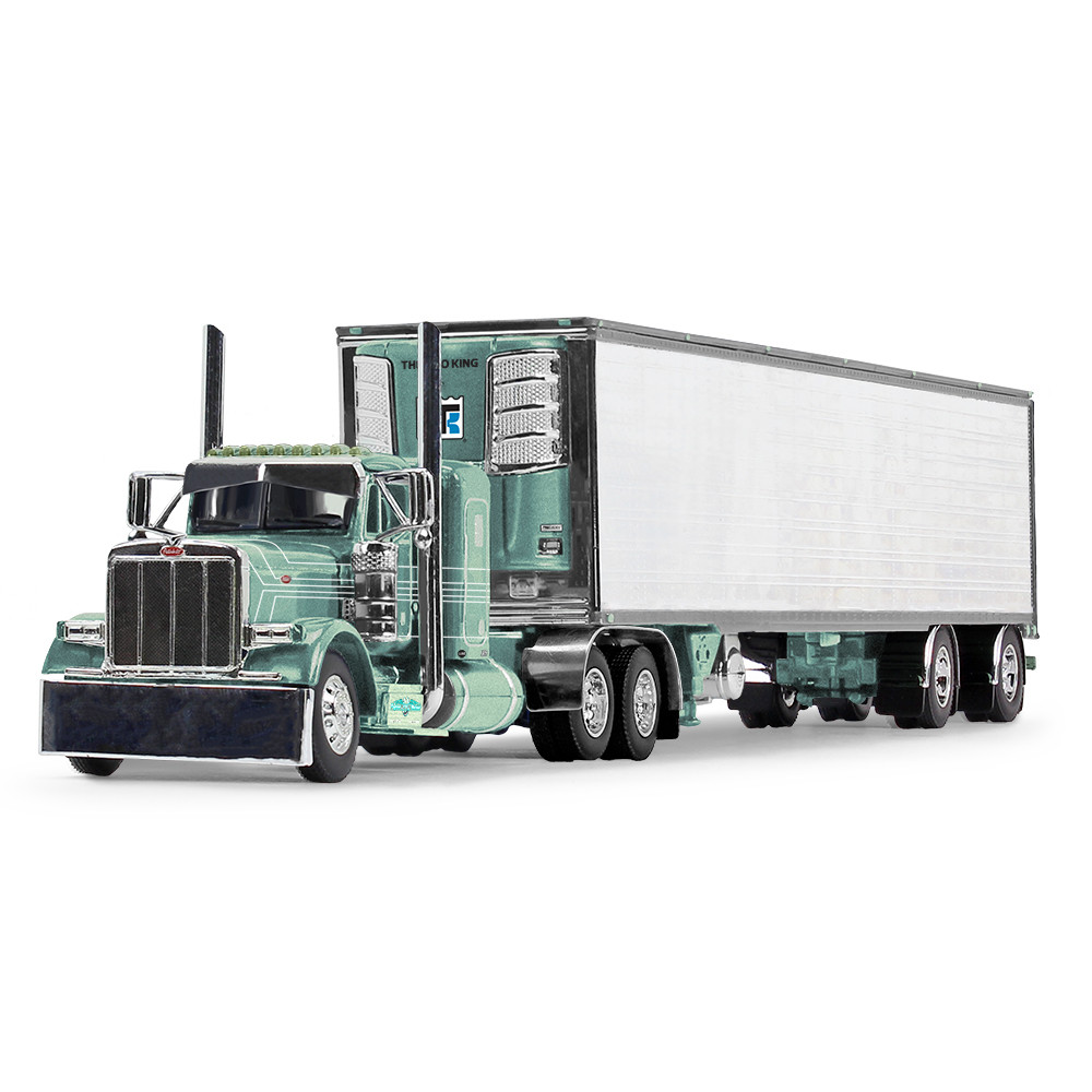 69-1137: Big Rigs #6: PMI "Color of Money" 
1/64 scale Peterbilt Model 379 with 36" Flat Top Sleeper and 53' Utility Trailer with Reefer