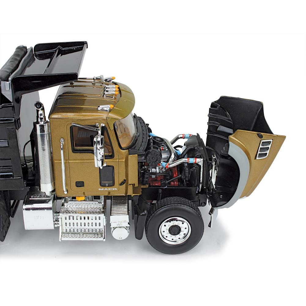 10-4244: Gold/Black
1/34 scale Mack Granite MP Dump Truck