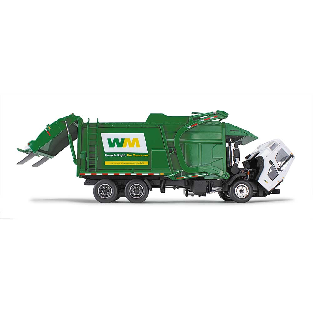 10-4292D: WM
1/34 scale Mack LR with McNeilus Meridian Front Loader & Trash Bin