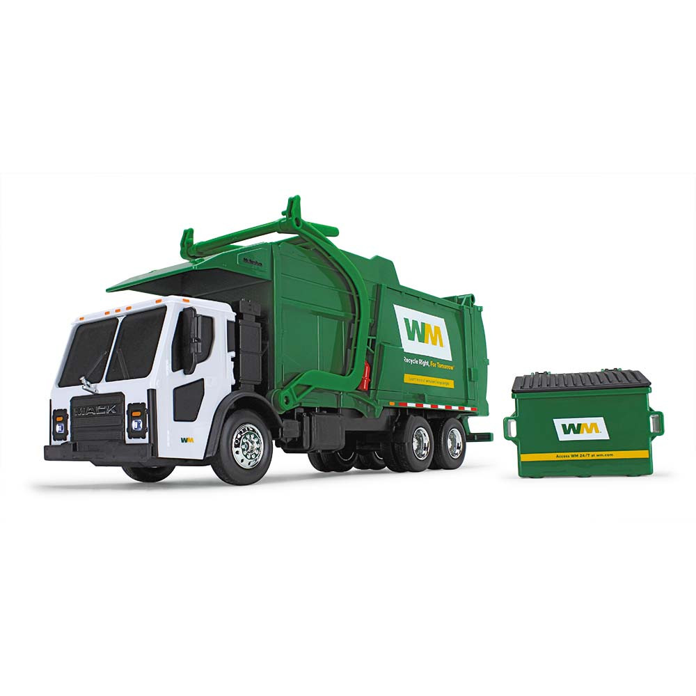 WM Mack LR with McNeilus Meridian Front Load Refuse Truck & Bin