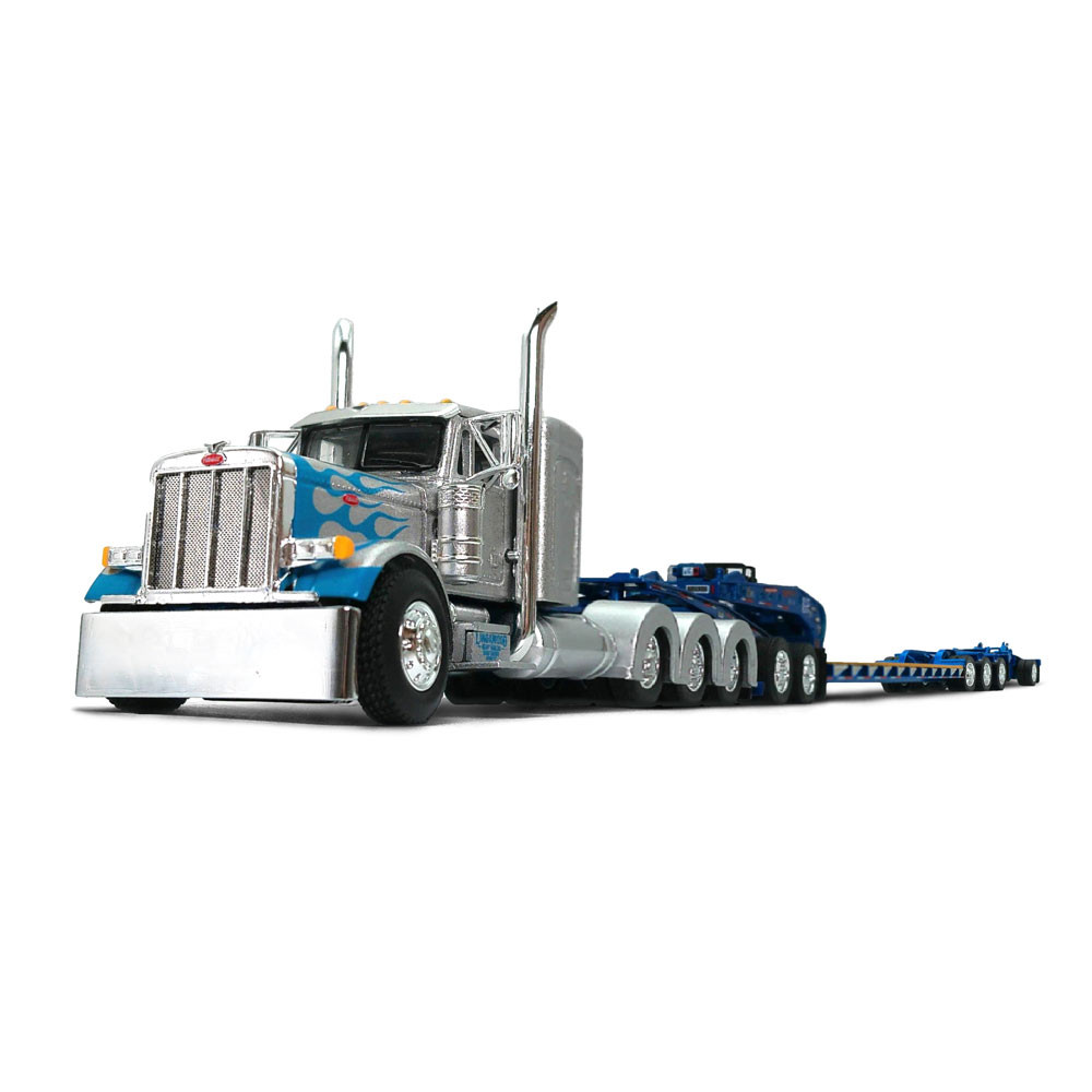 69-1813: Big Rigs® #15 - Lindamood Demolition
Peterbilt® Model 379 with 36" Flat Top Sleeper & Fontaine® Magnitude™ Lowboy Trailer with Jeep & Stinger