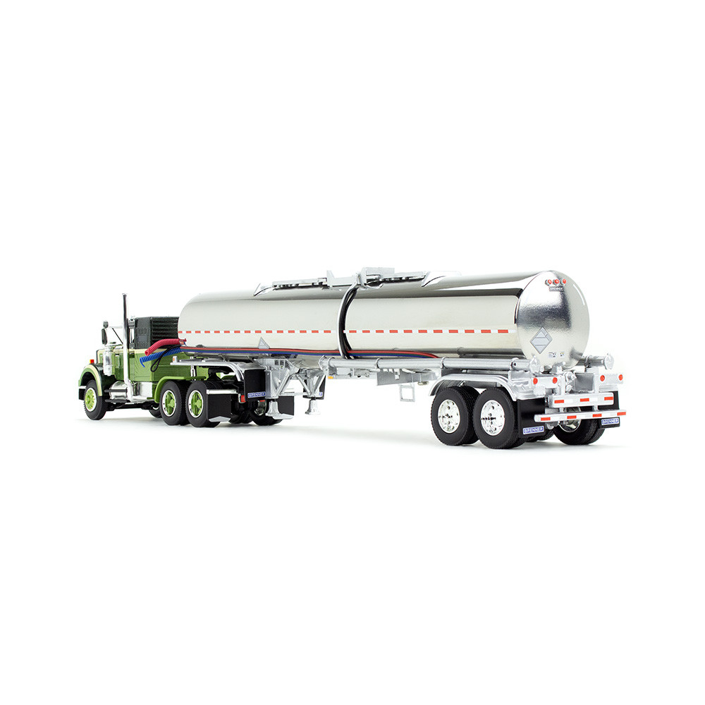 60-1640: Dark Green/Olive
White Western Star 4900 with 36" Vintage Sleeper & Brenner Chemical Tank Trailer