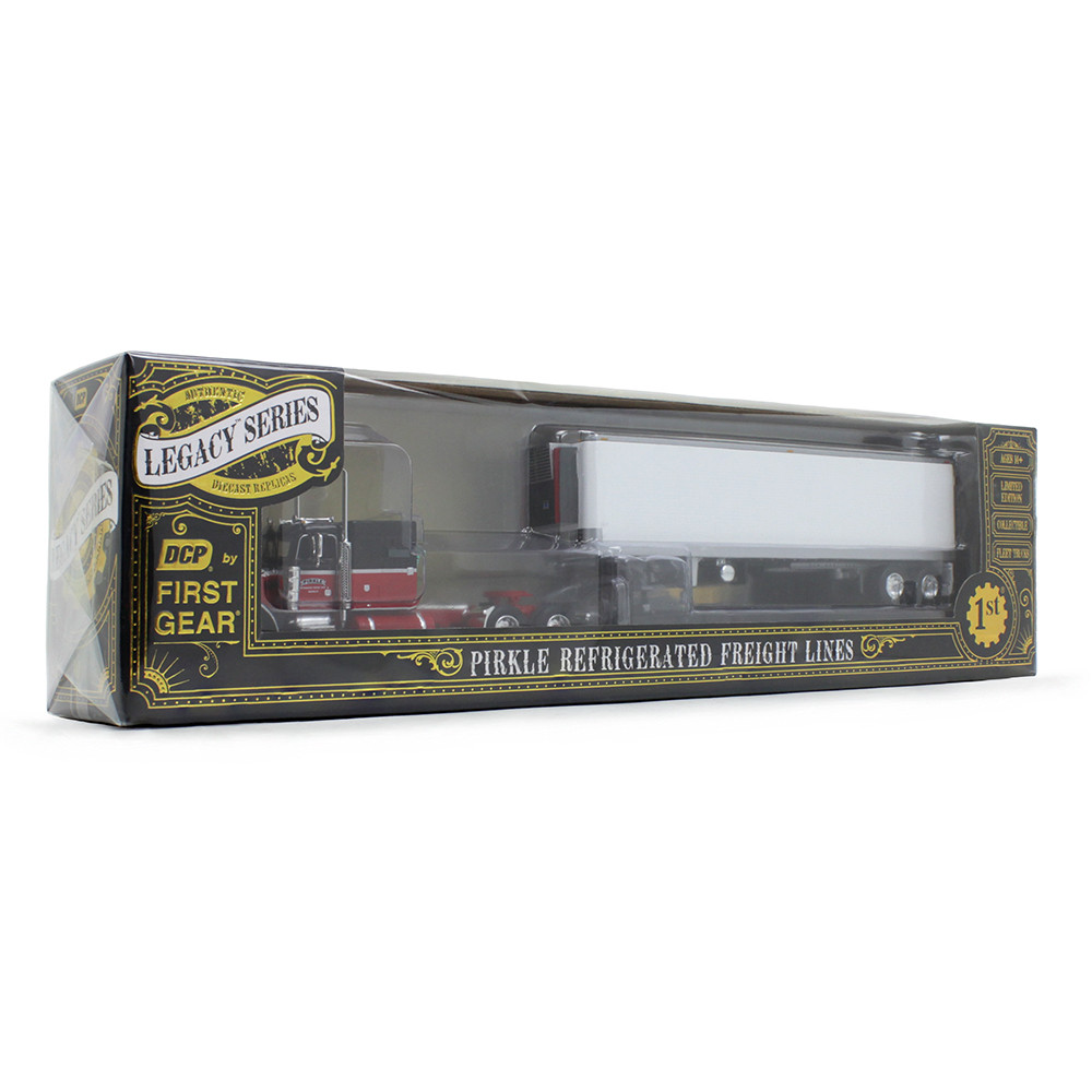 Legacy Series #1: Pirkle Refrigerated Freight Lines Peterbilt Model 359 with 60" Vintage Sleeper & 40' Vintage Trailer with Reefer