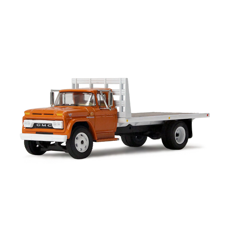 60-2259 Omaha Orange GMC 4000 Flatbed Truck