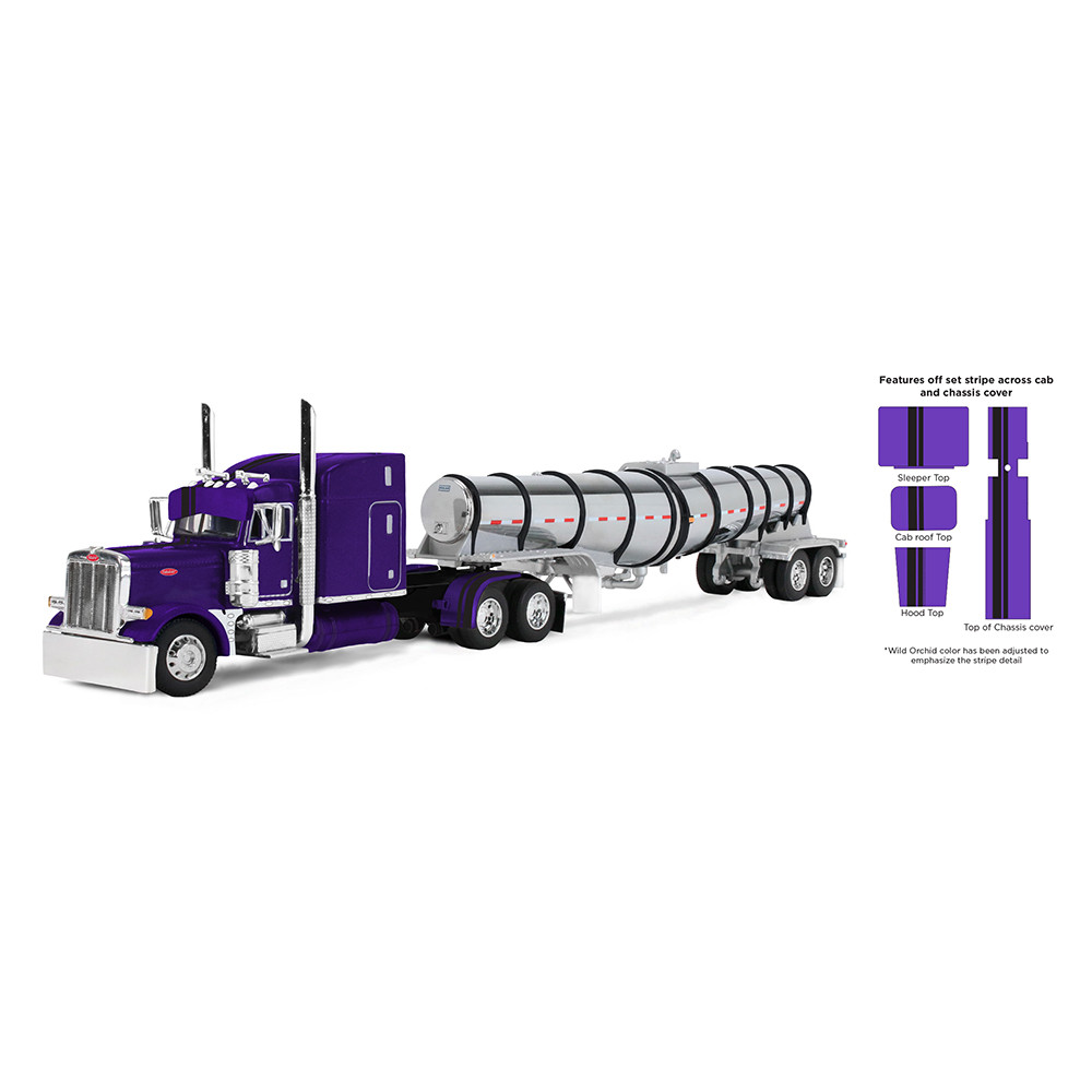 Wild Orchid Peterbilt Model 379 with 63