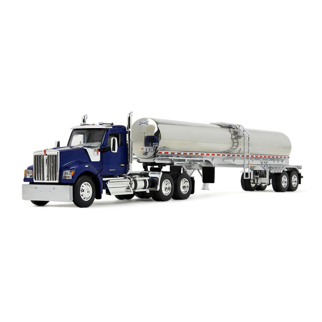 Viper Blue Kenworth W990 Day Cab with Walker Food Grade Tank