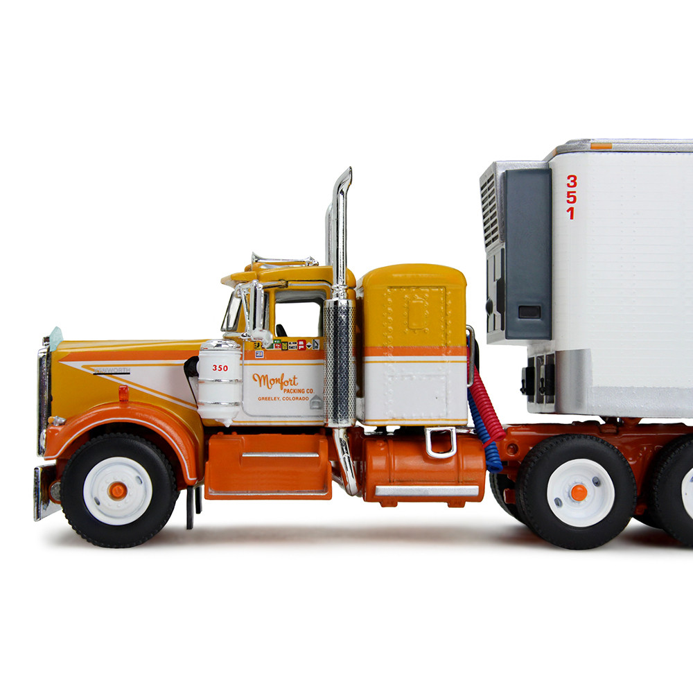 ケンワースW900A wビンテージリーファートレーラーモンフォートオブコロラド\