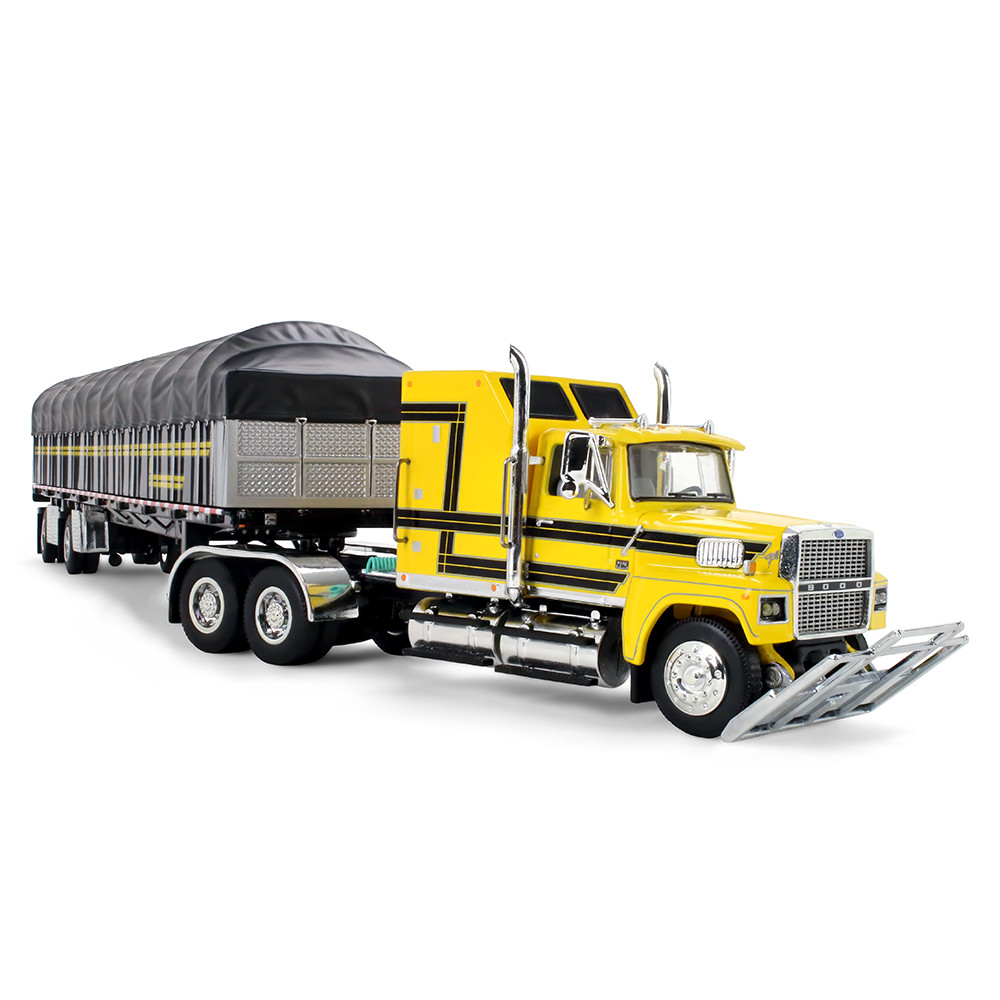 Yellow/Black Ford LTL 9000 with 60