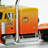 69-0700: Big Rigs #1: Kelsey's Trucking "Sunrise Express" 
1/64 Scale Peterbilt Model 359 Diecast Truck Replica