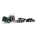 60-1673: Black/Green
1/64 scale Peterbilt Model 389 Day Cab & ERMC 4-Axle Hydra-Steer Trailer with Bridge Beam Section Load