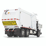 10-4193: White
1/34 scale Peterbilt Model 520 with Wittke Front Loader and Trash Bin