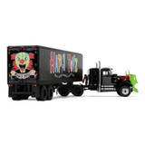 Maximum Overdrive - 40th Anniversary White Western Star with Green Goblin Head & 40' Vintage Trailer