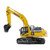 50-3412: Komatsu HB365LC-3
Komatsu 1/50 scale HB365LC-3 Hybrid Excavator