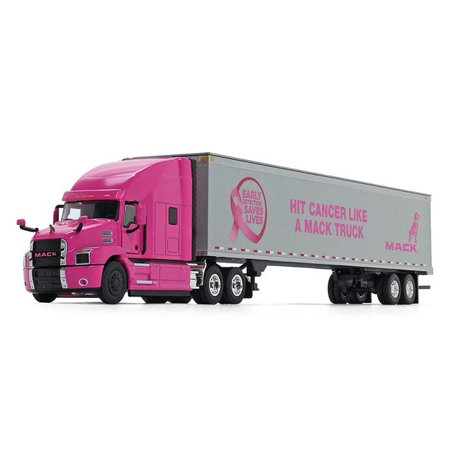 59-3423: Mack Trucks: Pink Lady
1/50 scale Mack Anthem High-Roof Sleeper with 53' Trailer Diecast Replica