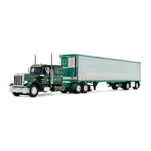 Big Rigs Series II #2: Hardwick Motor Freight Peterbilt Model 359 w/60" Vintage Sleeper & 53' Utility Trailer with Skirts Big Rigs Series II #2: Hardwick Motor Freight Peterbilt Model 359 w/60" Vintage Sleeper & 53' Utility Trailer with Skirts
