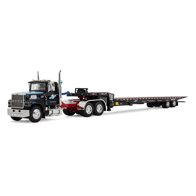 Omaha Orange 1/64 GMC 4000 Flatbed Truck