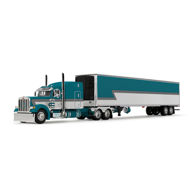 Big Rigs Series II #5: Tway Rose Transport Peterbilt Model 379 with 63" Mid-Roof Sleeper & 53' Utility Trailer w/Reefer