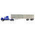 Blue/Silver Ford LTL 9000 with 60" Aerodyne Sleeper & Wilson Stockmaster PSAL Livestock Trailer