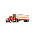 60-1945: Red/Orange/Yellow
1/64 scale White Western Star® 4900 with 36" Vintage Sleeper & 40' Vintage Trailer with Reefer