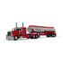 69-2148: Big Rigs Series II #3: Sancken Custom Truck by Amcan Peterbilt Model 389 with 36" Flat Top Sleeper & Heil Fuel Tank Trailer