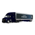 60-1999 Freightliner Midnight Freightliner Fifth Generation Cascadia Raised Roof Sleeper & 53' Utility Trailer with Skirts