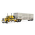 Red's Favorites - Hank Cosper Peterbilt Model 359 with 63" Flat Top Sleeper & Wilson Silverstar Livestock Trailer