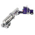 Wild Orchid Peterbilt Model 379 with 63" Mid-Roof Sleeper & Polar Deep Drop Trailer