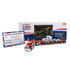 America250 Peterbilt 1/64 Peterbilt Model 589 with 44" Flat Top Sleeper & Fontaine Renegade LXT40 Lowboy Trailer with Peterbilt Model 359 Load