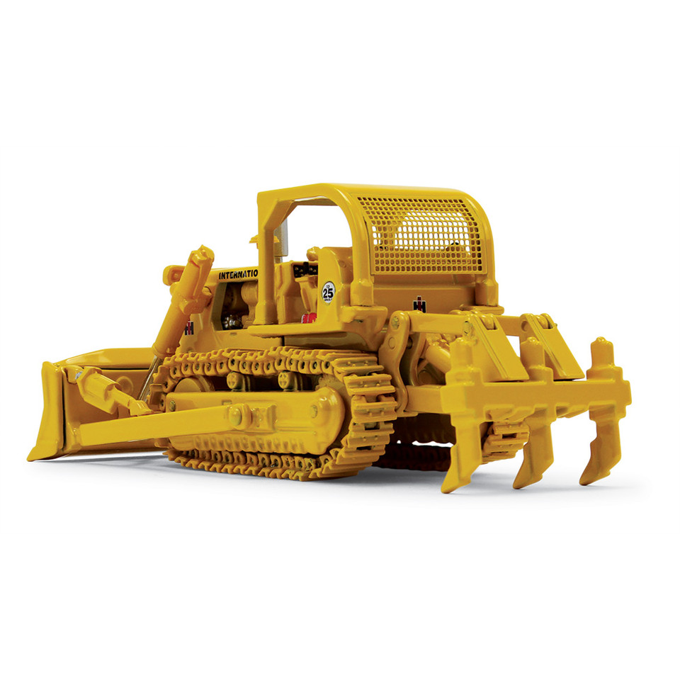 Ih Rops IH Yellow International Harvester TD-25 Crawler and ROPS with Ripper