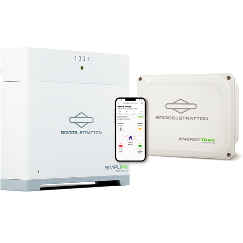 SimpliPHI Integrated Solution: 6.6kWh Battery + Controller + Base + Gateway
