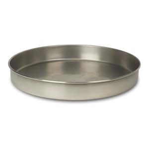 12" Pan, Stainless Steel, HALFHeight