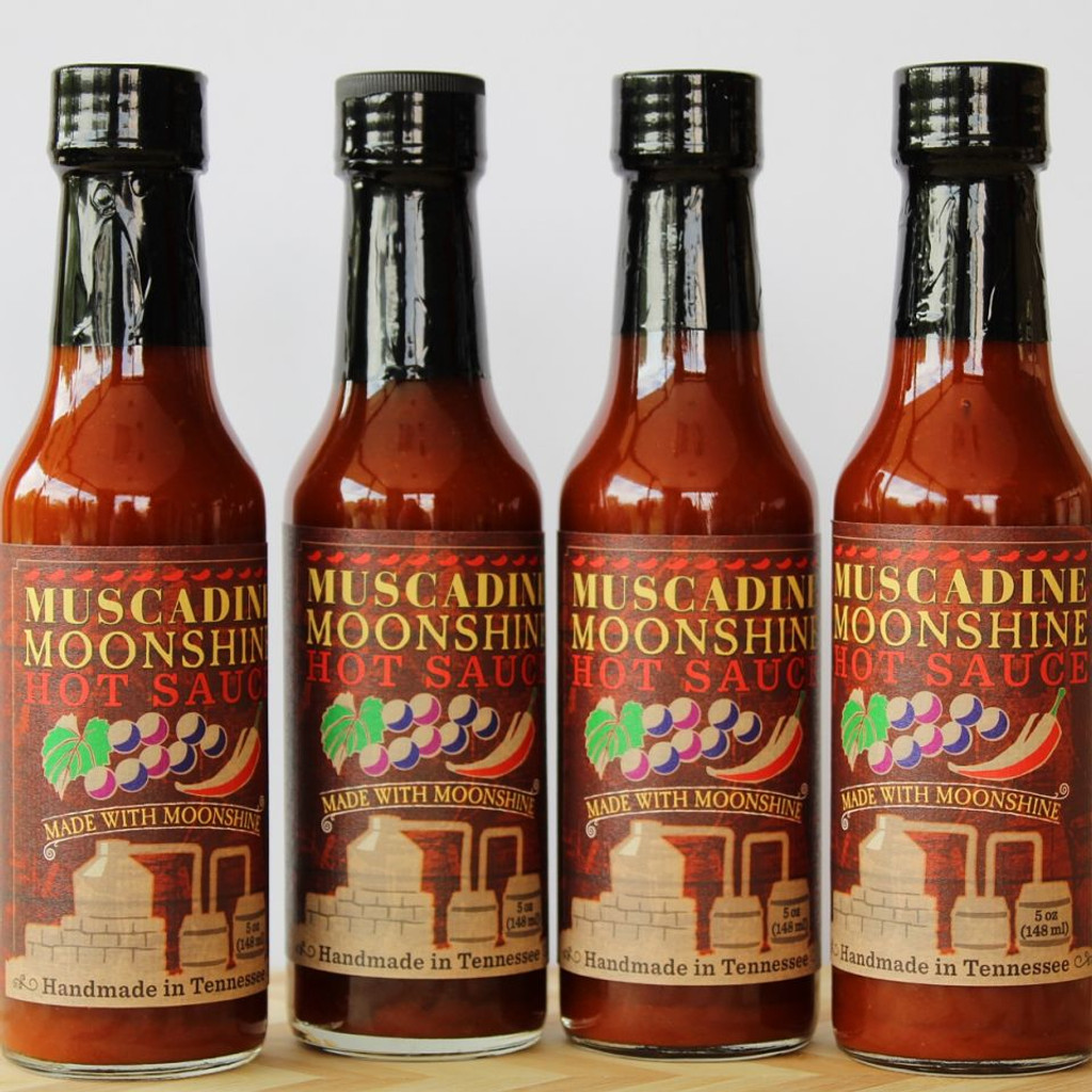 Muscadine Moonshine Hot Sauce   5 oz bottle