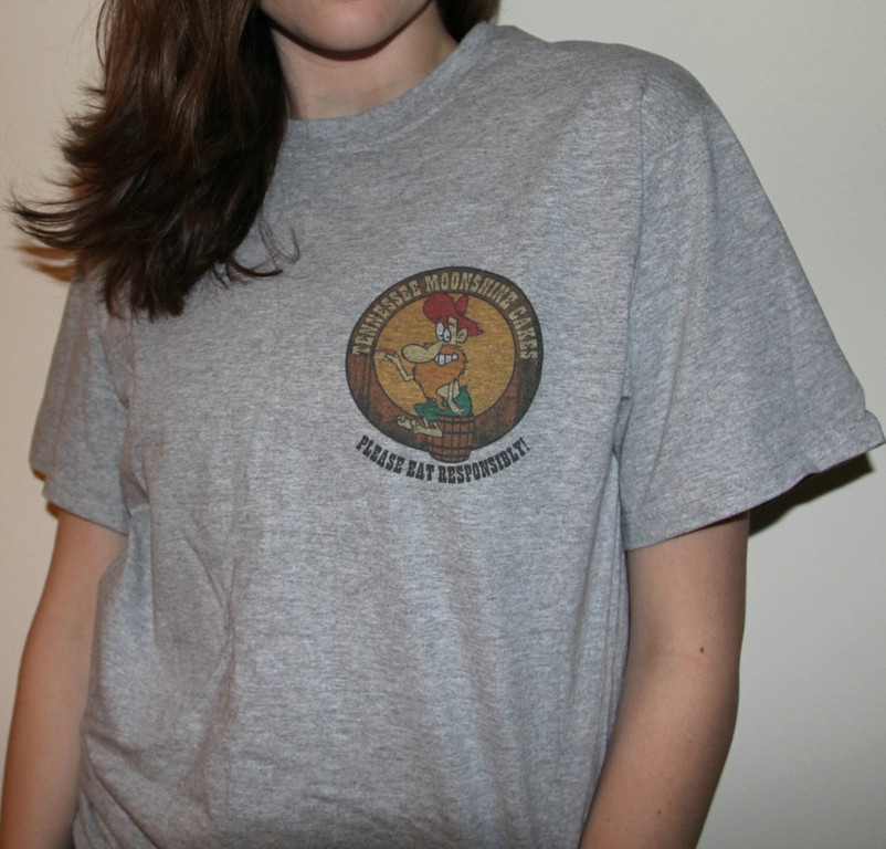 Tennessee Moonshine Cakes Tee Shirt - Vintage Gray - Tennessee ...