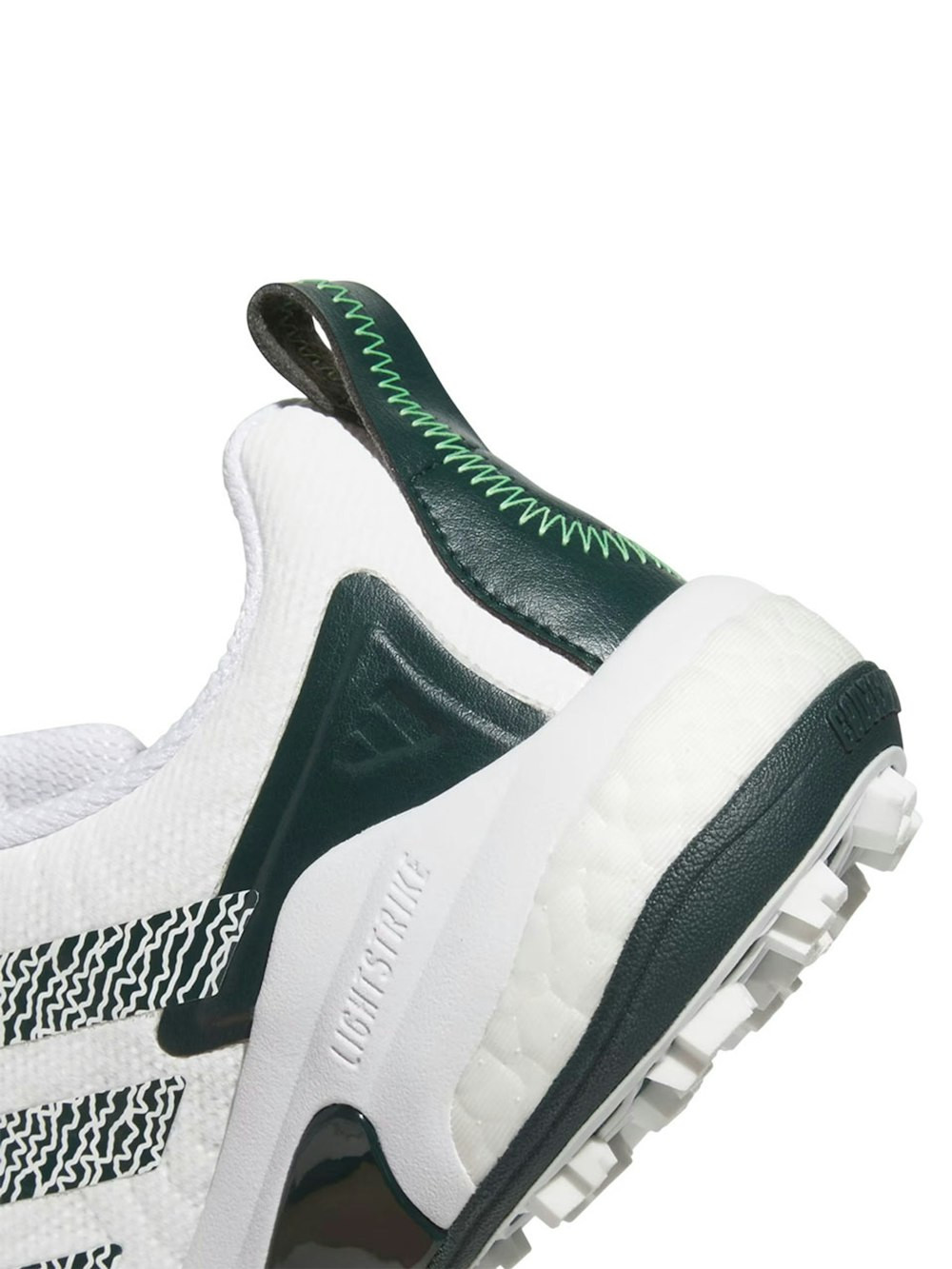 adidas Codechaos 25 Spikeless Golf Shoes - White/Aurora Ivy/Lime