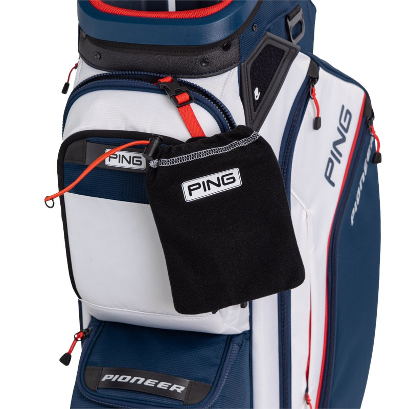 Ping Pioneer 244 Cart Bag Grey Black - On Course Golf