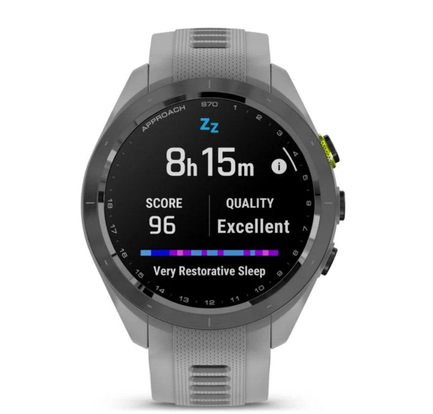 Garmin Approach S70 - 47 mm Black Ceramic Bezel with Black