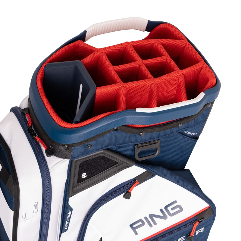 Ping Pioneer 244 Cart Bag Blue Slate / Black - On Course Golf