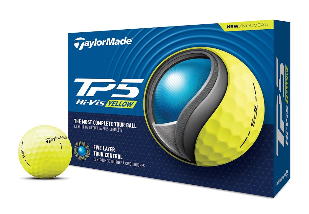 TaylorMade 2024 TP5 Yellow Golf Balls - On Course Golf