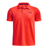 Under Armour Boys Perfomance Polo Orange.png