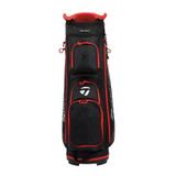 TaylorMade TM24 Pro Cart Bag Black Red - Front.jpg