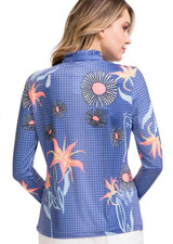 Jamie Sadock Long Sleeve Solar Polo - Jardin Back.JPG