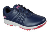 Skechers Go Golf Jasmine Ladies Navy Pink Top Side.png