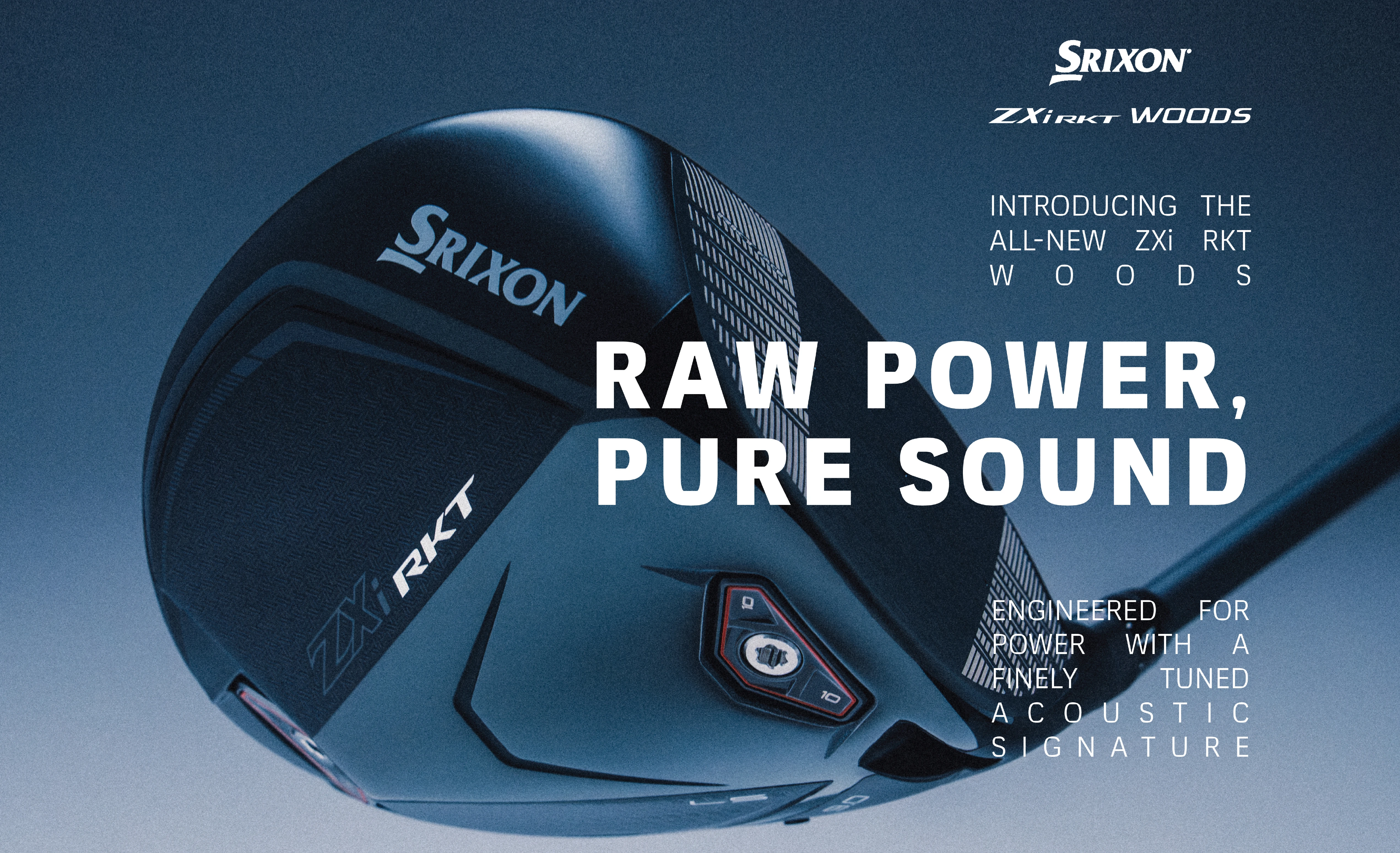 Srixon ZXi RKT driver, angled face and crown detail