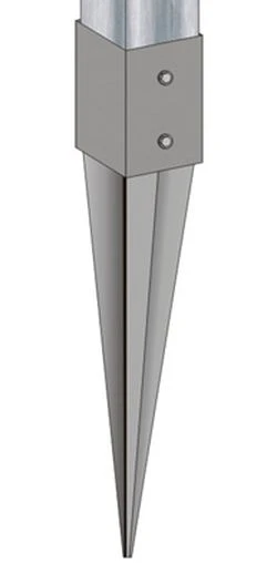 Wooden Post Border Column Ground Spike-Pamela Crawford