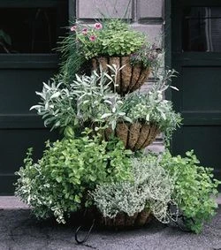Three Tiered Cascade Planter and Liner Set