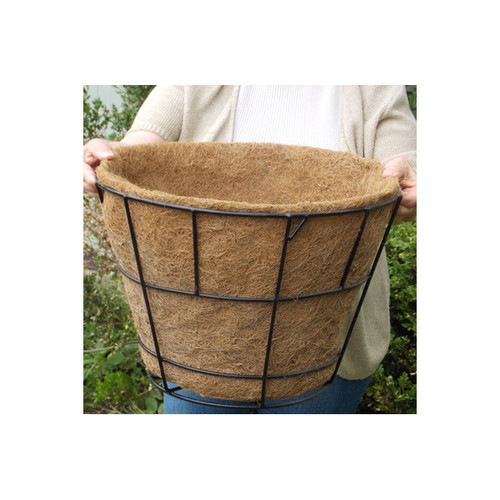 Coco Fiber Liner with No Holes for 16 Inch Double Tier Basic Basket Coco Fiber Liner with No Holes for 16 Inch Double Tier Basic Basket