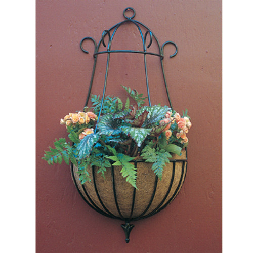 Peacock Wall Planter & Coco Fiber Liner Set Peacock Wall Planter & Coco Fiber Liner Set