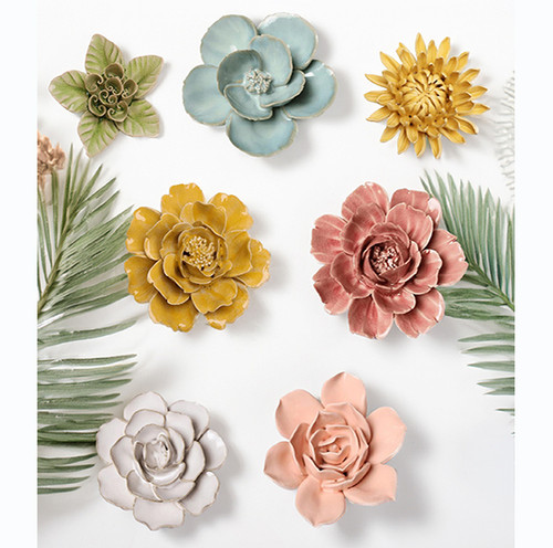 Life-like Ceramic Flowers