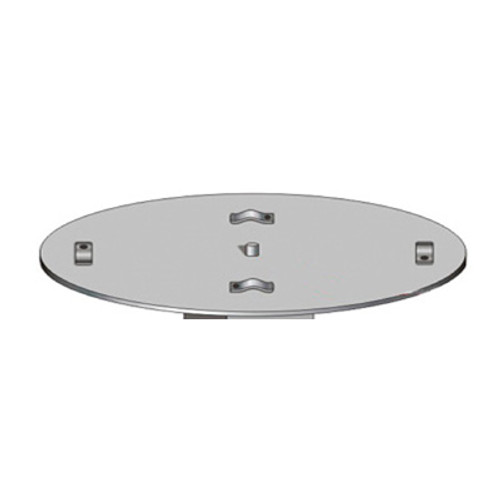 9 Inch Disk With Gripping Clips For 2 Inch ROUND METAL Pole 9 Inch Disk With Gripping Clips For 2 Inch ROUND METAL Pole